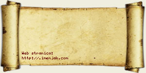 Tina Dedinac vizit kartica